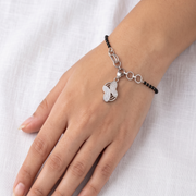 Premium 925 Sterling Silver Butterfly Hand Mangalsutra For Women 8 Inch